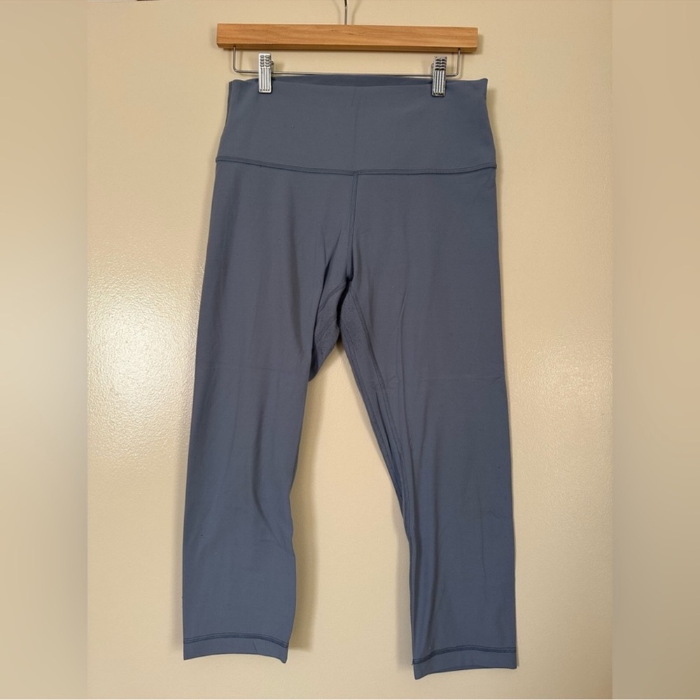 Dusty blue lulu leggings